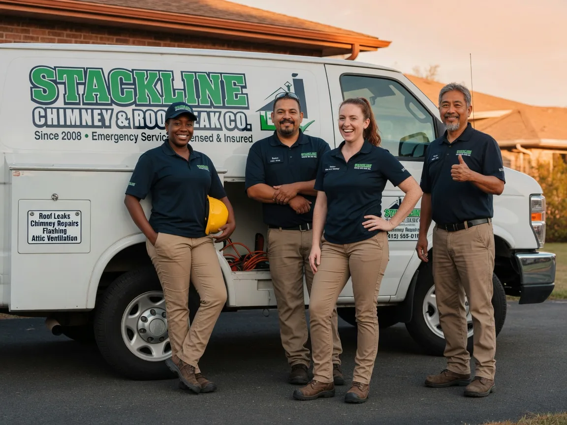Chimney flashing repair company in Stockertown, PA